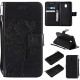 Galaxy J3 2017 Wallet Case  UNEXTATI Leather Flip Cover Case with Kickstand Feature for Samsung Galaxy J3 2017 (Black #1) - B07GLGMYZZ